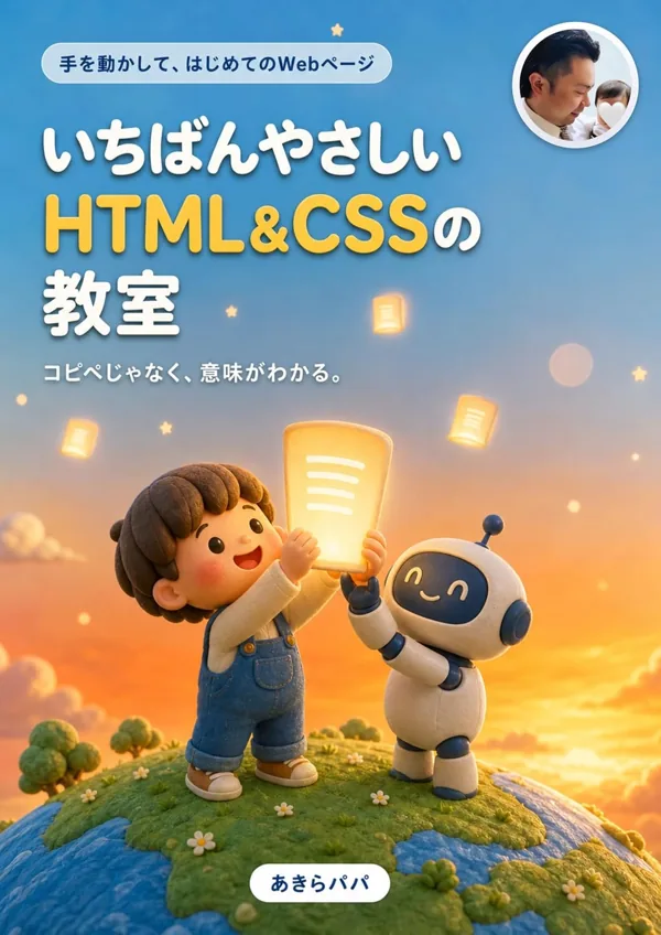 いちばんやさしいHTML&CSSの教室の画面